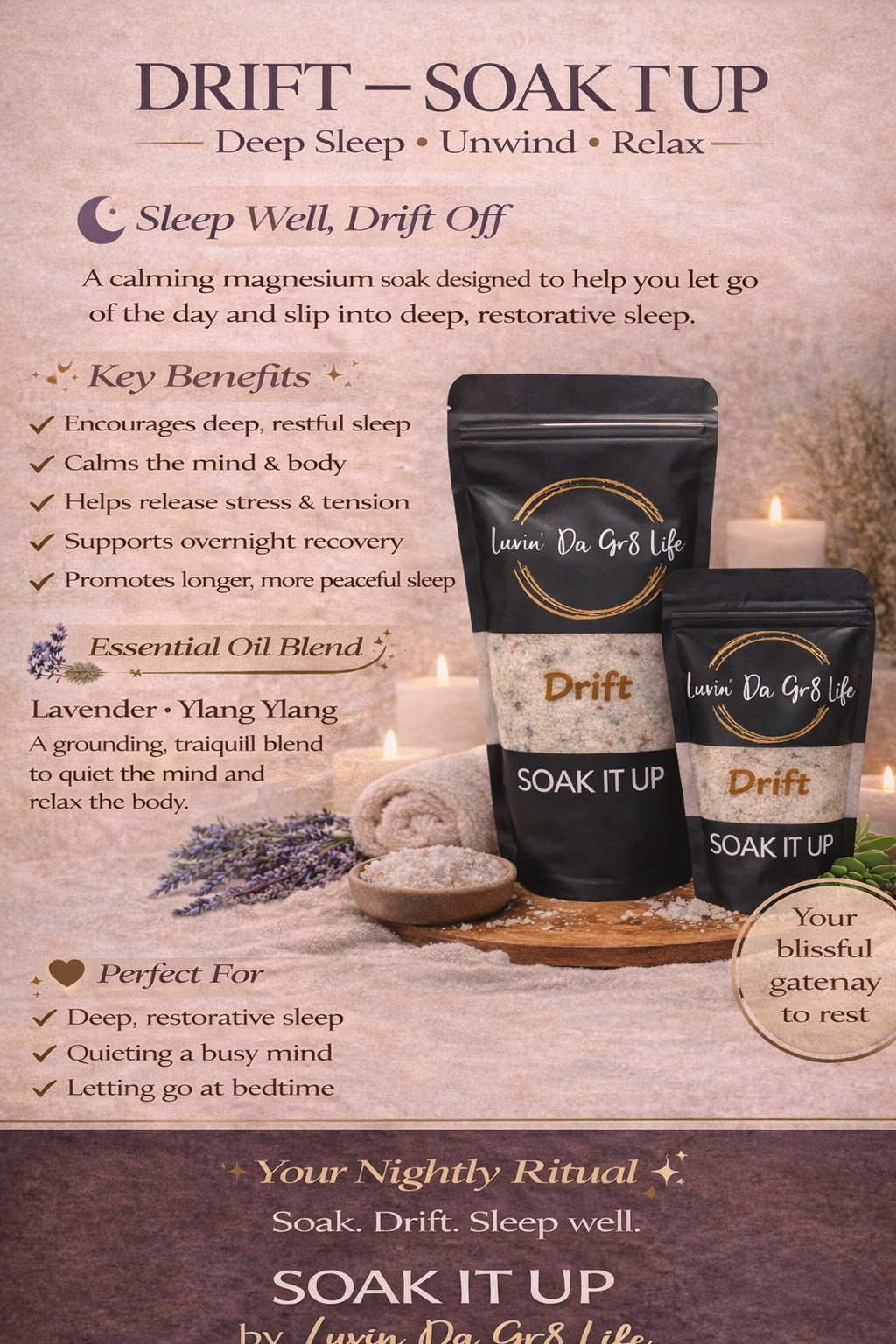 DRIFT Calm & Dream Soak
