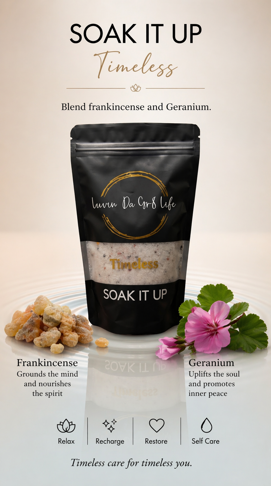 TIMELESS Bath Salt Soak