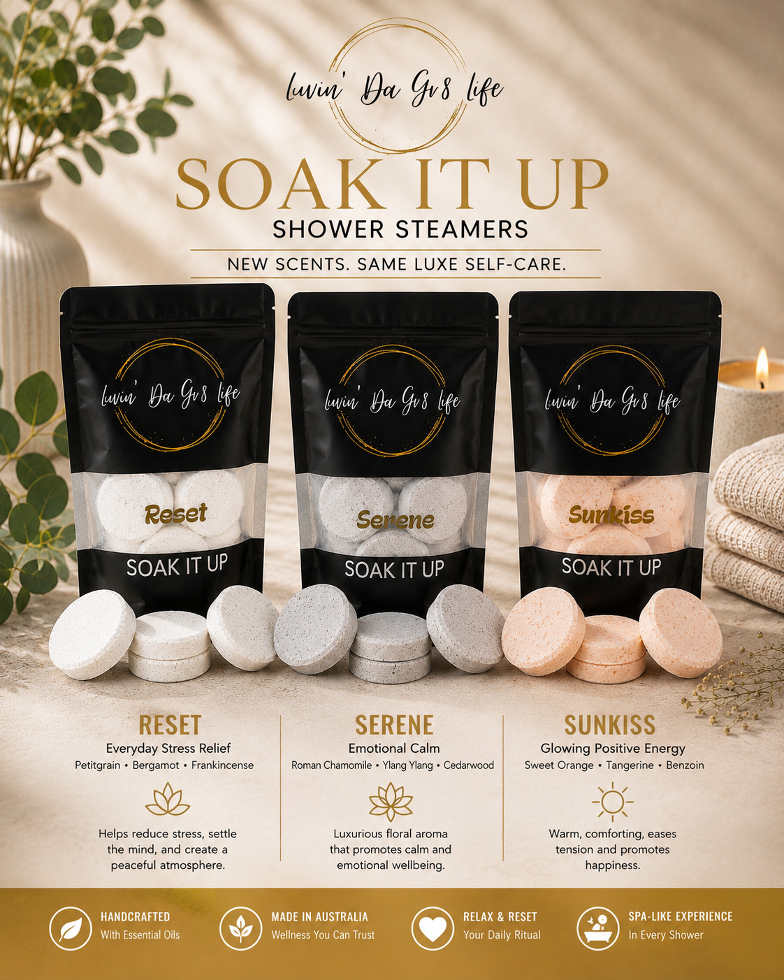 Limited Edition Shower Steamers